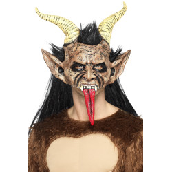 Maska čerta s rohy  Krampus